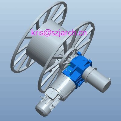 Zware kraan kabelhaspel die stabiele kabelop- en afwikkelmogelijkheden biedt, ideaal voor bovenloopkraansystemen